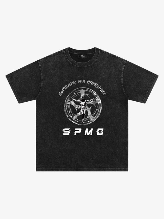 SAVIOR ON CHROME Graphic T-Shirt 