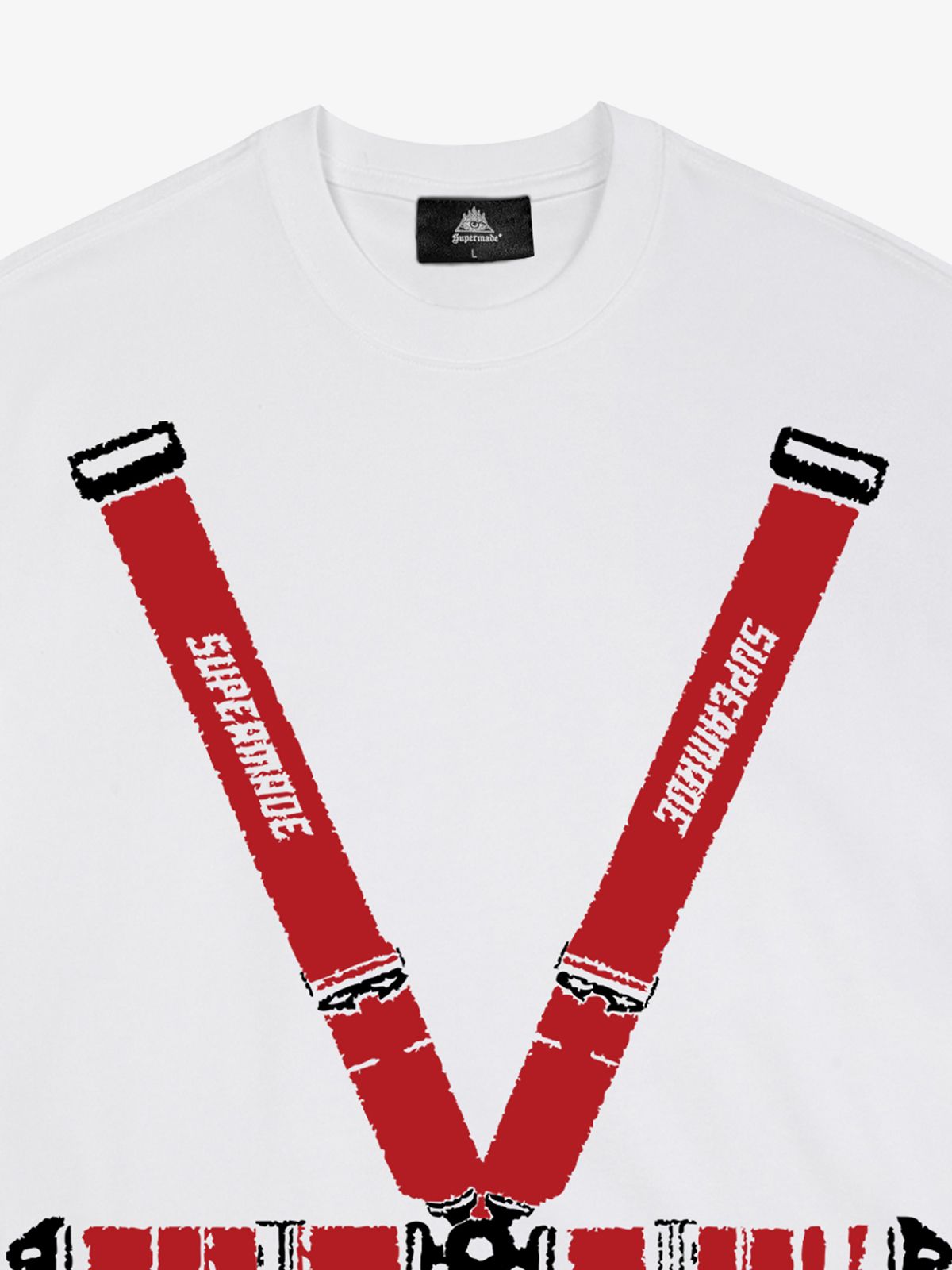 Original Racing seatbelt graphic T-shirt 