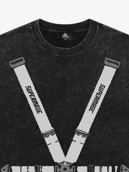 Original Racing seatbelt graphic T-shirt 
