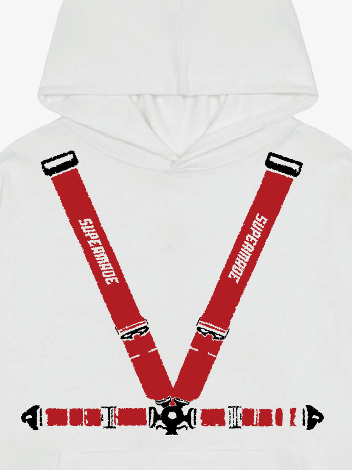 Racing seat belt Design Hoodie 