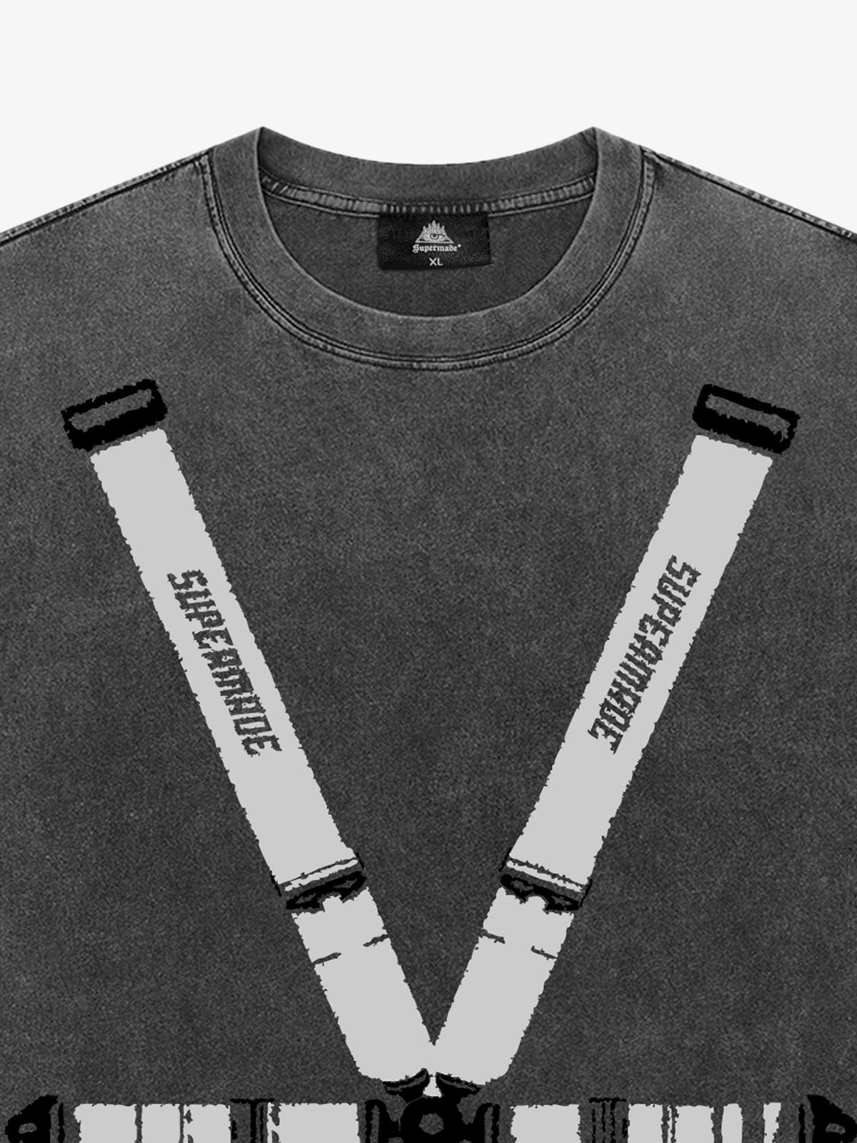 Original Racing seatbelt graphic T-shirt 