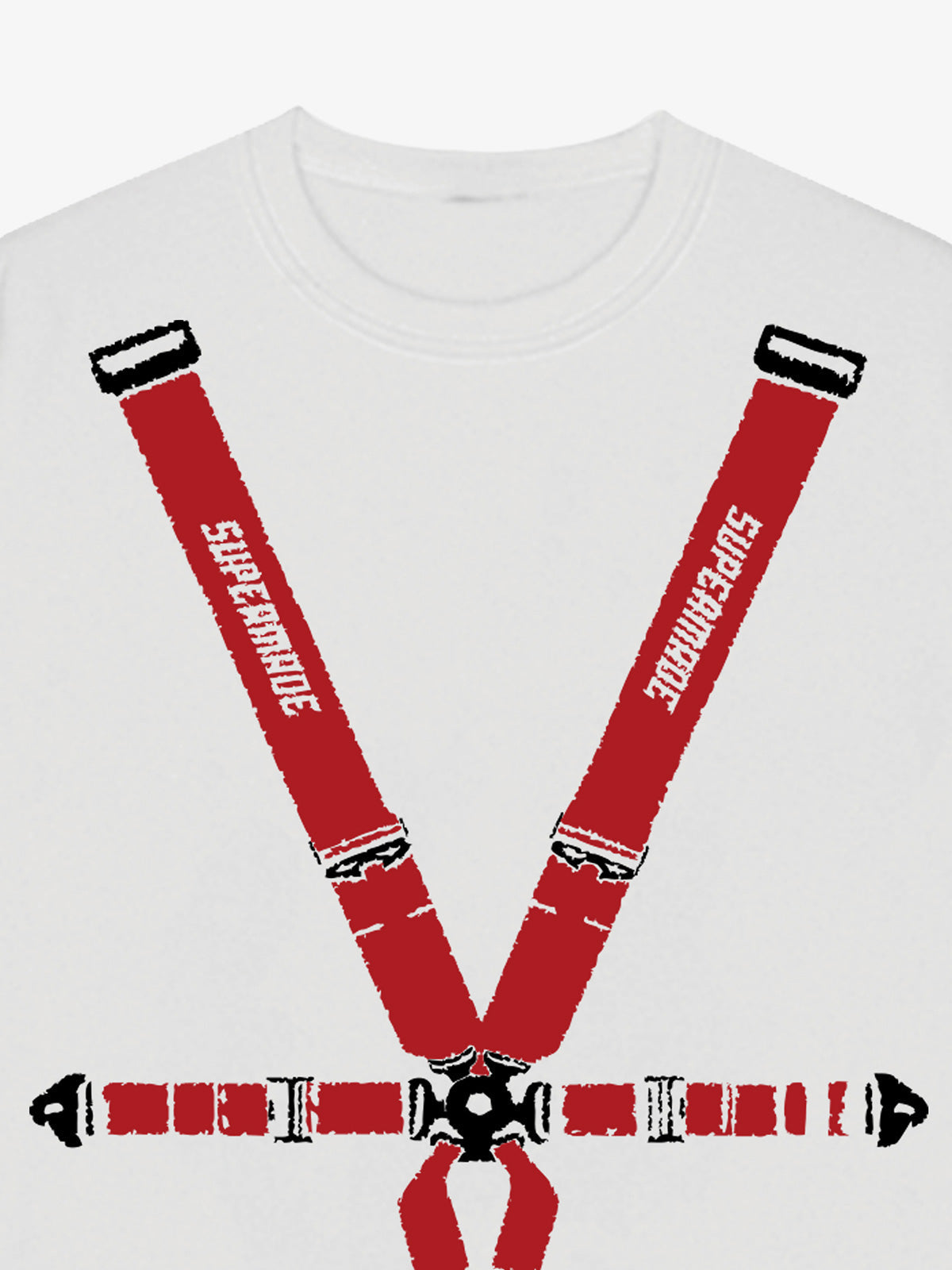 Racing Seat Belt Graphic Sweatshirt 
