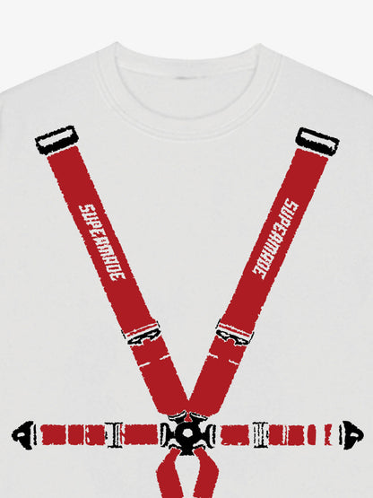 Racing Seat Belt Graphic Sweatshirt 