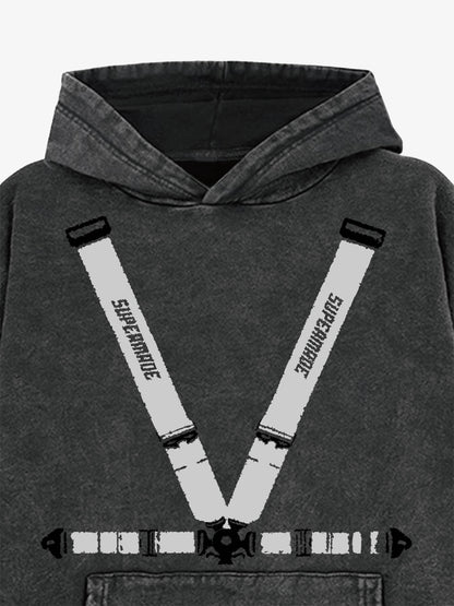 Racing Seat Belt Pattern  Design Hoodie 