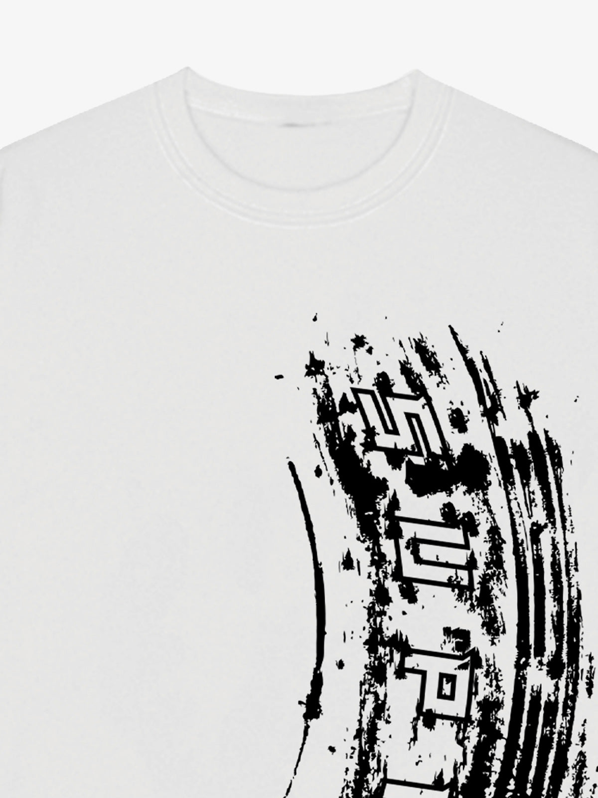 Tire Track Pattern Design Print Sweatshirt 