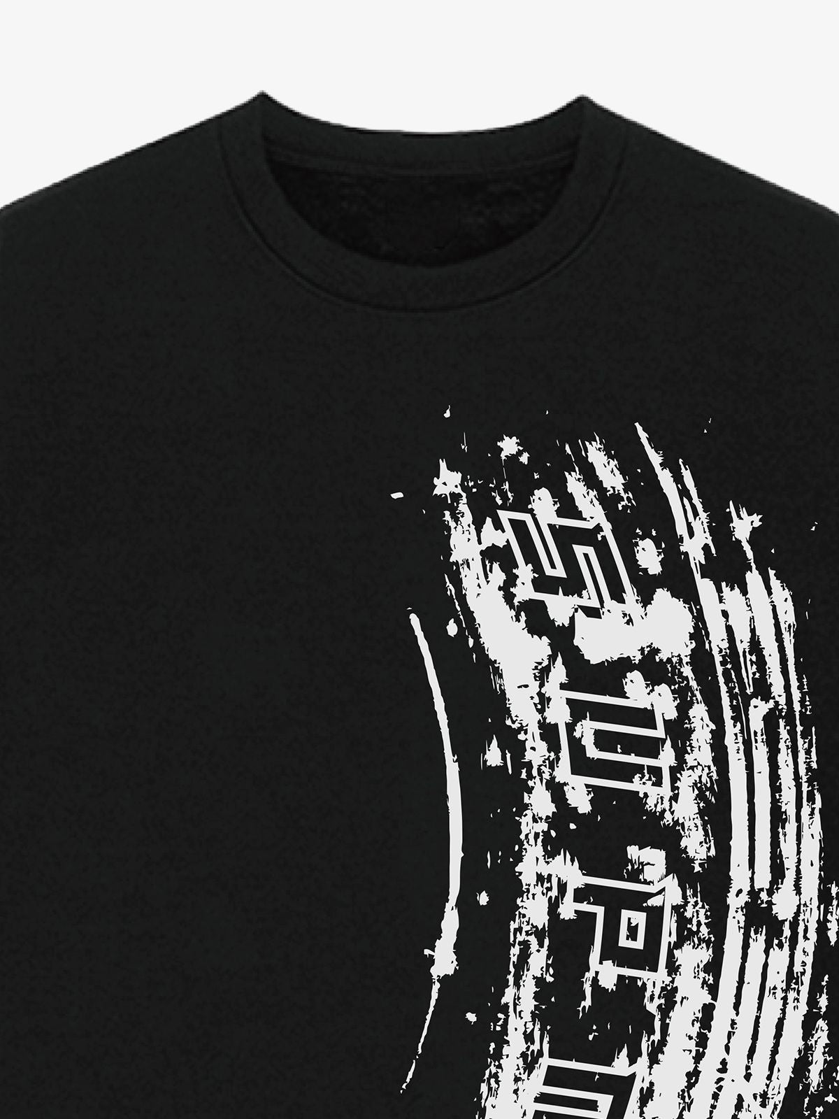 Tire Track Pattern Design Print Sweatshirt 