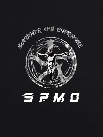 SAVIOR ON CHROME Graphic T-Shirt 