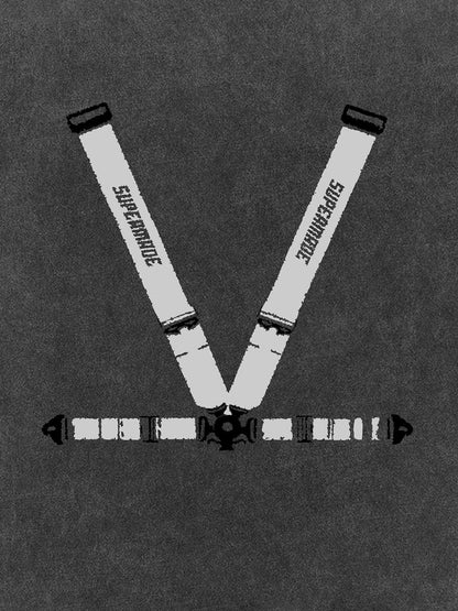 Racing Seat Belt Pattern  Design Hoodie 
