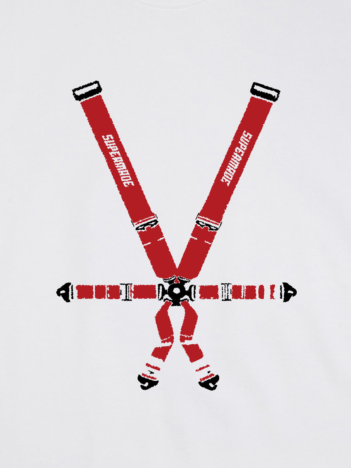 Original Racing seatbelt graphic T-shirt 
