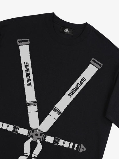 Original Racing seatbelt graphic T-shirt 