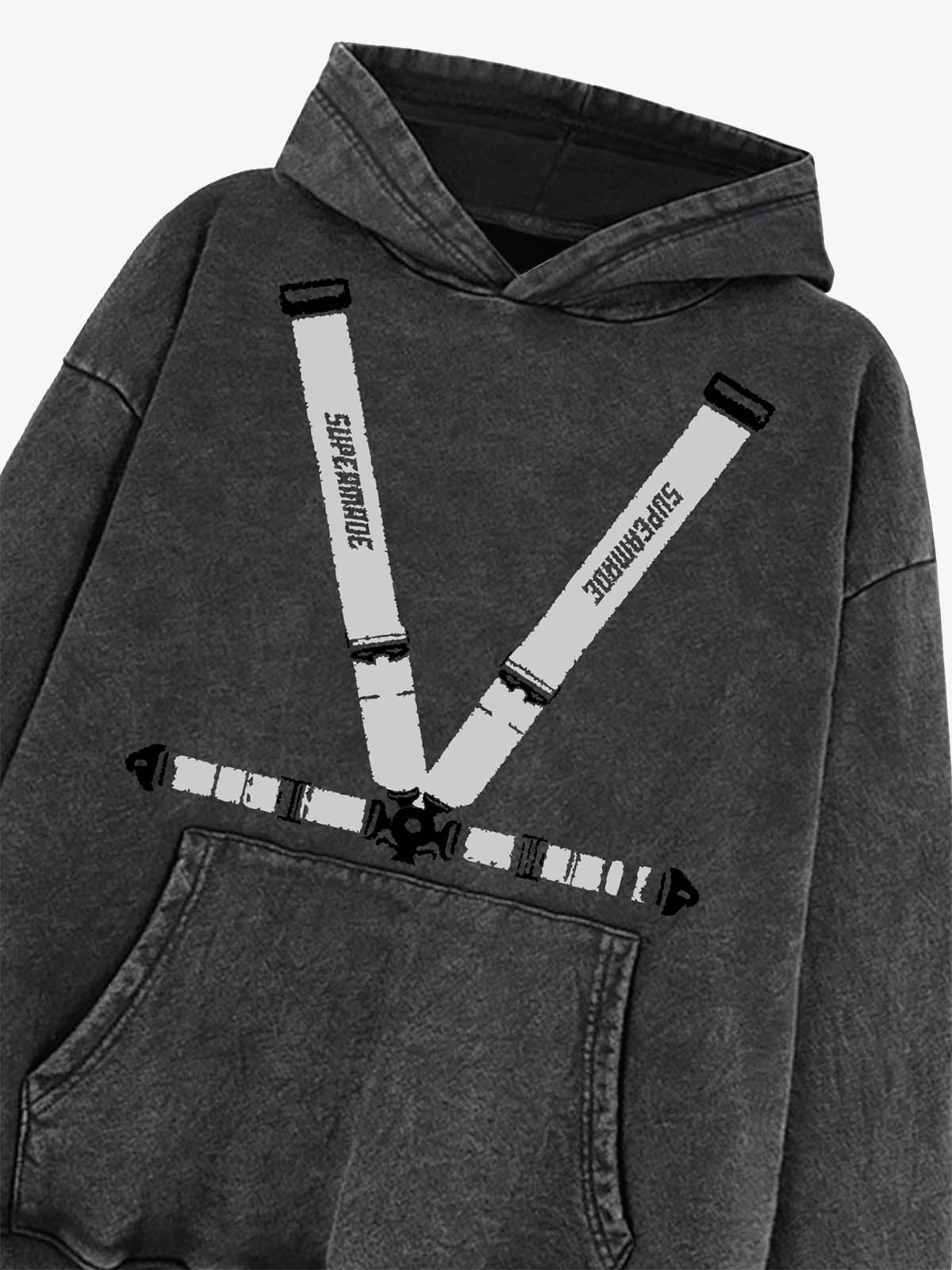 Racing Seat Belt Pattern  Design Hoodie 