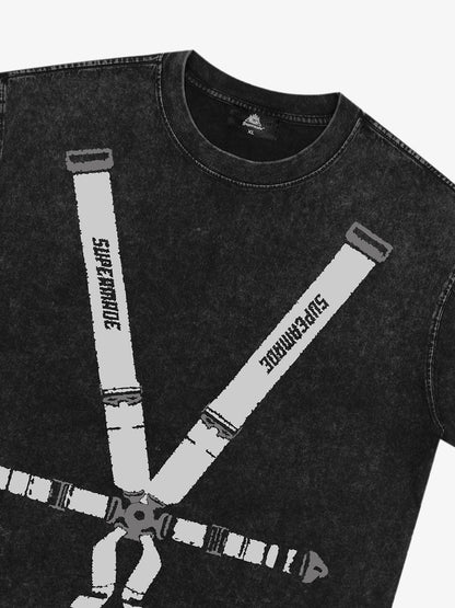 Original Racing seatbelt graphic T-shirt 