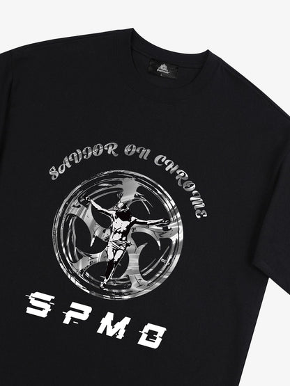 SAVIOR ON CHROME Graphic T-Shirt 