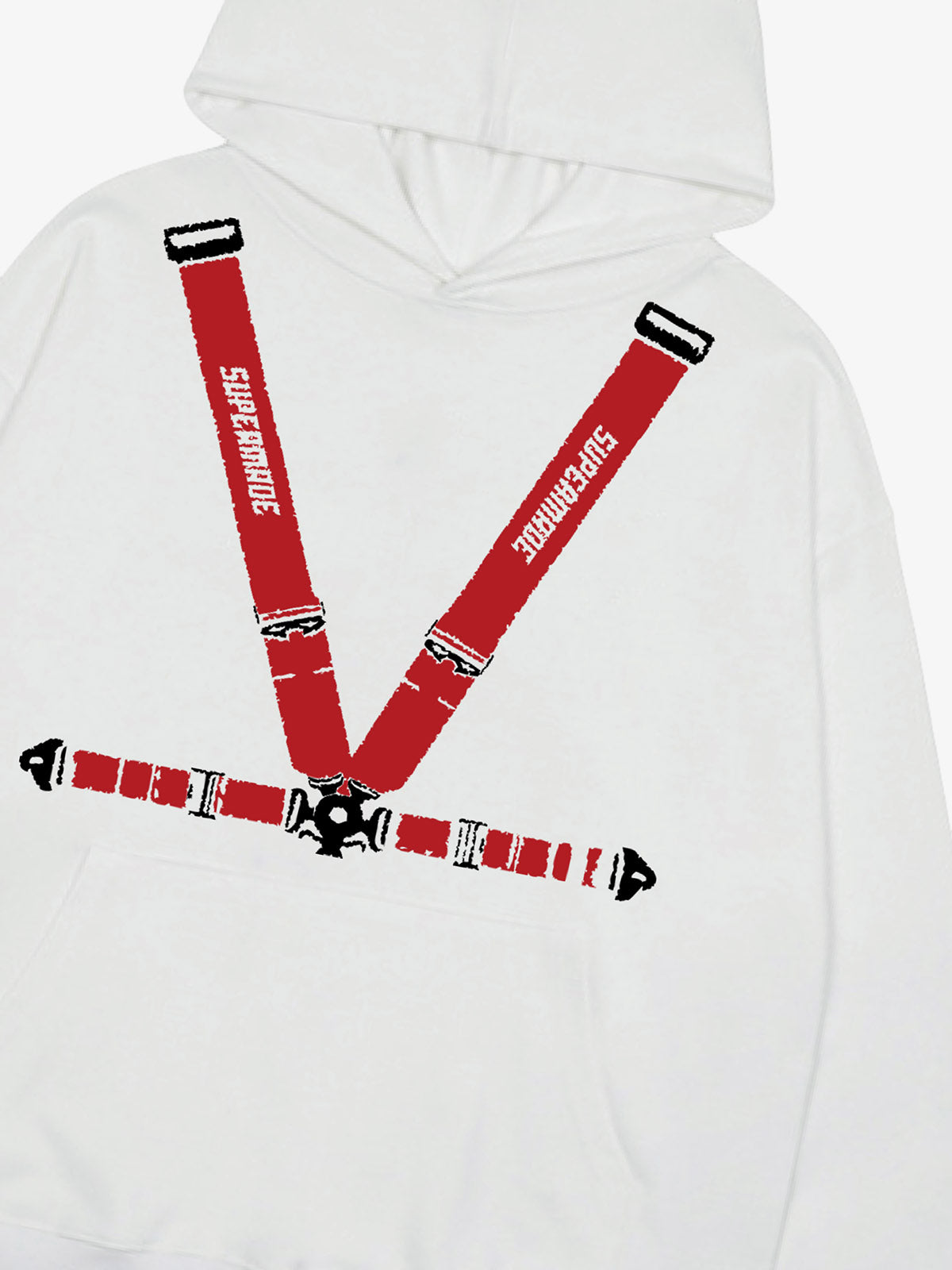 Racing seat belt Design Hoodie 