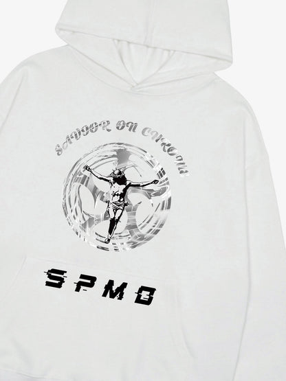 SAVIOR ON CHROME Graphic Hoodie 
