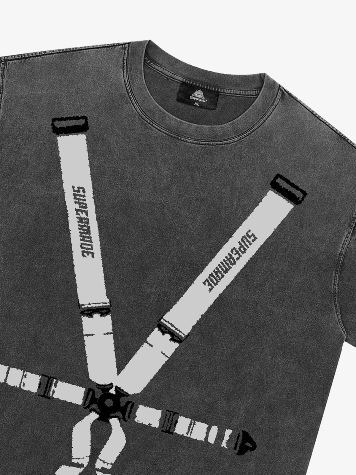 Original Racing Seat Belt Graphic T-Shirt 