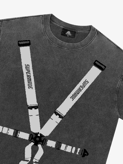 Original Racing seatbelt graphic T-shirt 