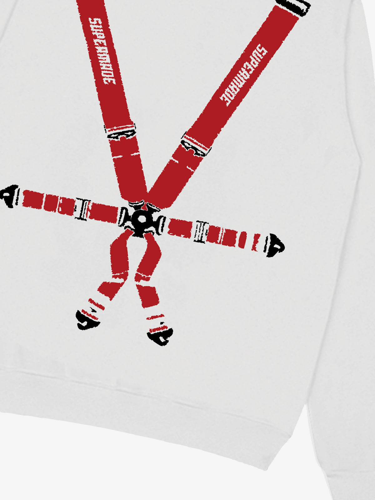 Racing Seat Belt Graphic Sweatshirt 