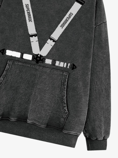 Racing Seat Belt Pattern  Design Hoodie 