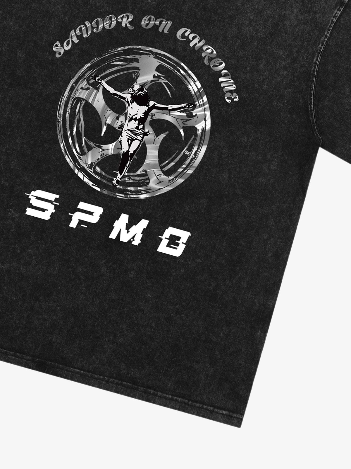 SAVIOR ON CHROME Graphic T-Shirt 