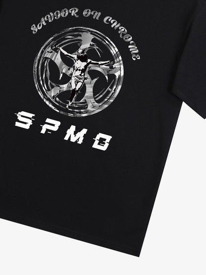 SAVIOR ON CHROME Graphic T-Shirt 