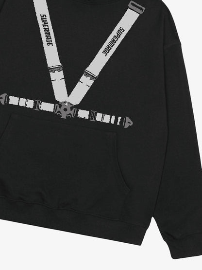 Racing seat belt Design Hoodie 