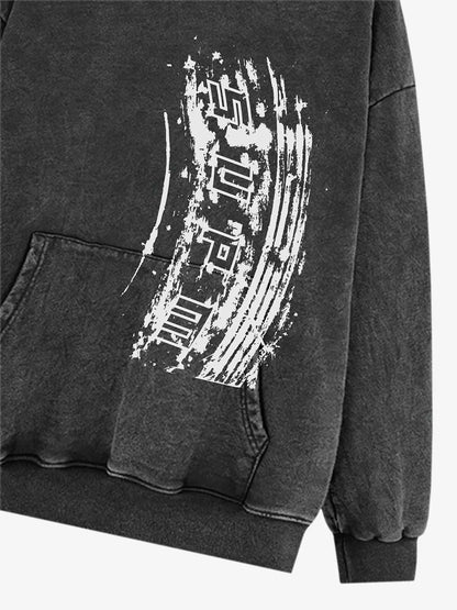 Tire track pattern design Hoodie 