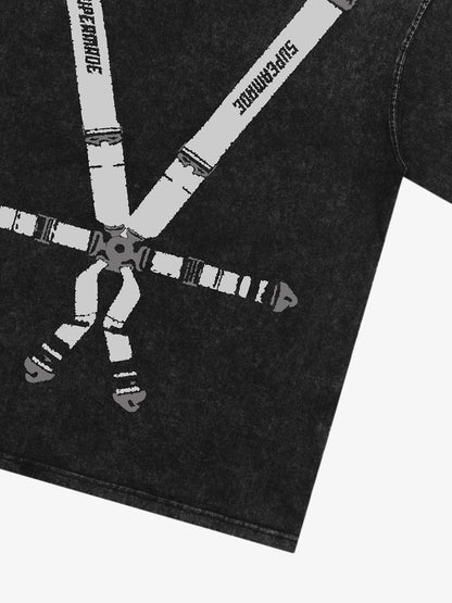 Original Racing seatbelt graphic T-shirt 