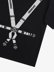Original Racing Seat Belt Graphic T-Shirt 