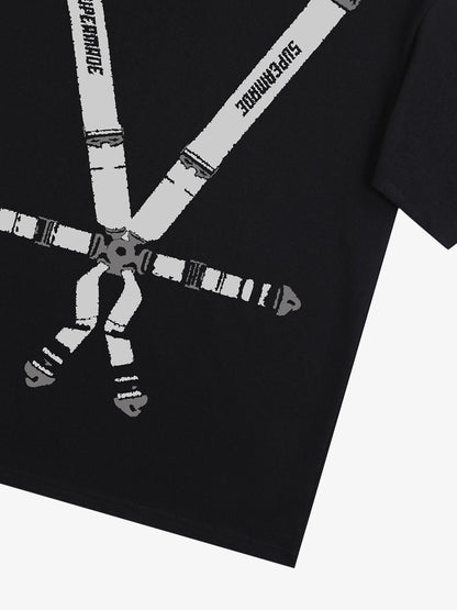 Original Racing seatbelt graphic T-shirt 
