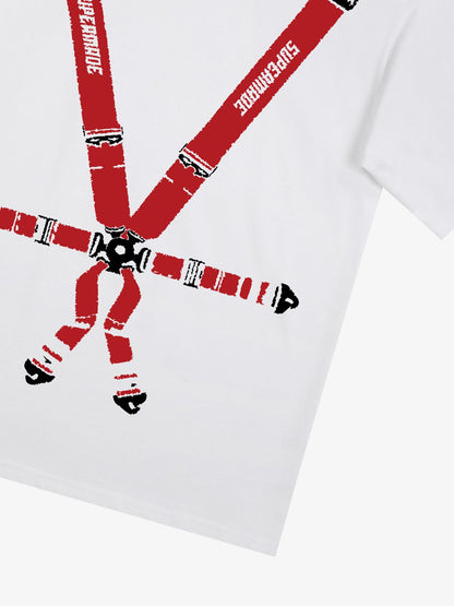 Original Racing seatbelt graphic T-shirt 