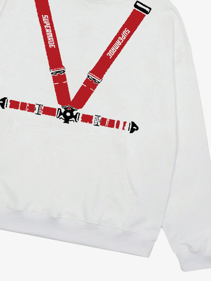 Racing seat belt Design Hoodie 