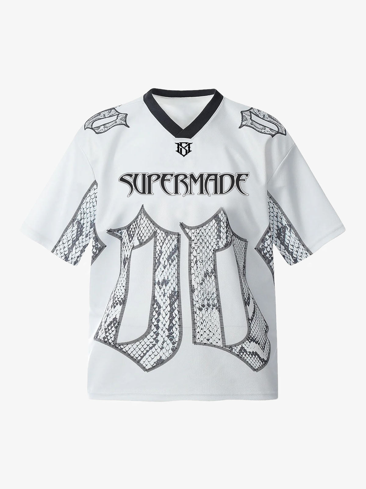 Jersey Style Snake Print T-Shirt - 2418 