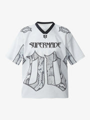 Jersey Style Snake Print T-Shirt - 2418 