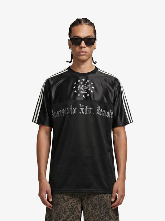 Supermade Gothic Chrome Mixed-Media Retro Jersey 