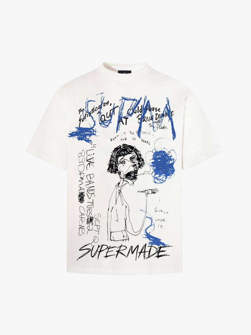 Abstract Hand-Painted Graphic T-Shirt