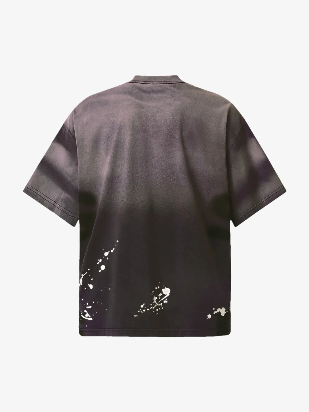Ink Splash Letter Print T-shirt - 2414 