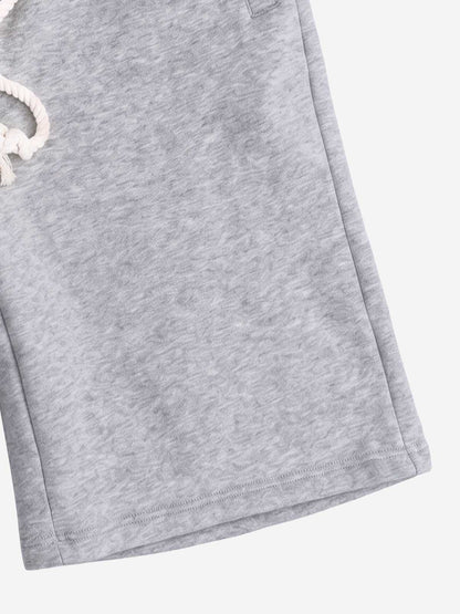 Logo Embroidery Double Waist Shorts