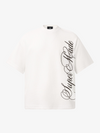 Side Script Waffle Knit T-Shirt