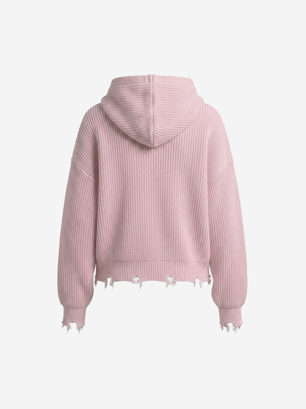 Embroidered Logo Zip-Up Hoodie; Pink / S, Pink / M, Pink / L, Pink / XL, Pink / 2XL