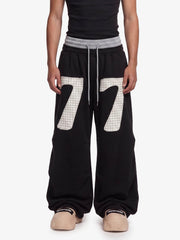 Double-Waisted Ruched Sweatpants 
