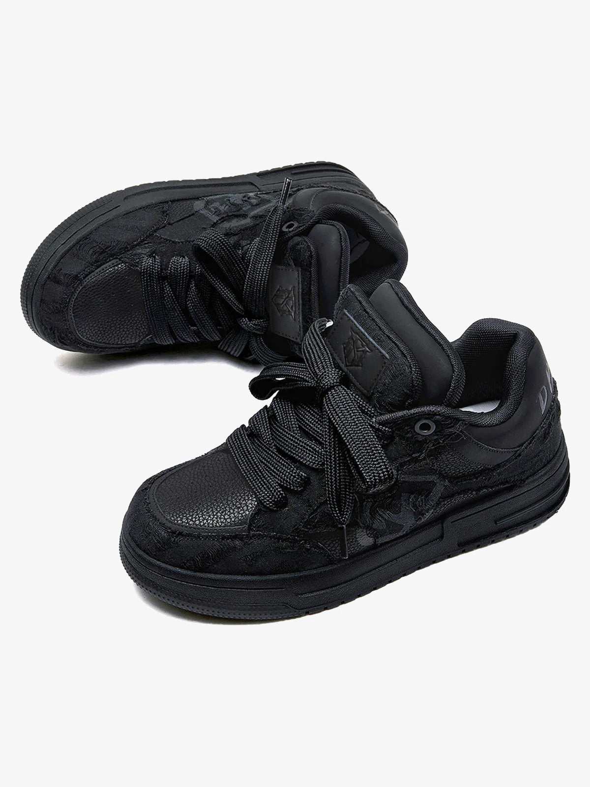 Rubber Sole Black Knight Destruction Skate Shoes 