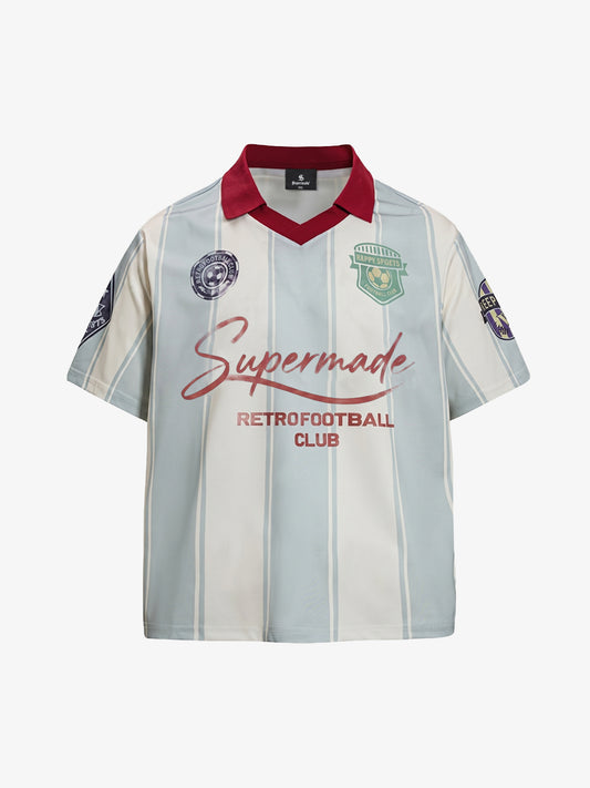 Forever Retro Football Club Striped Jersey