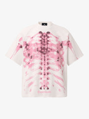 Rib Cage Print Gradient T-Shirt