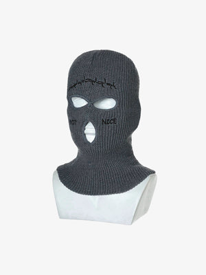 Thesupermade Retro Hip-hop Fun Knitted Balaclava 