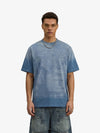 Washed Graphic Print Cotton T-Shirt 