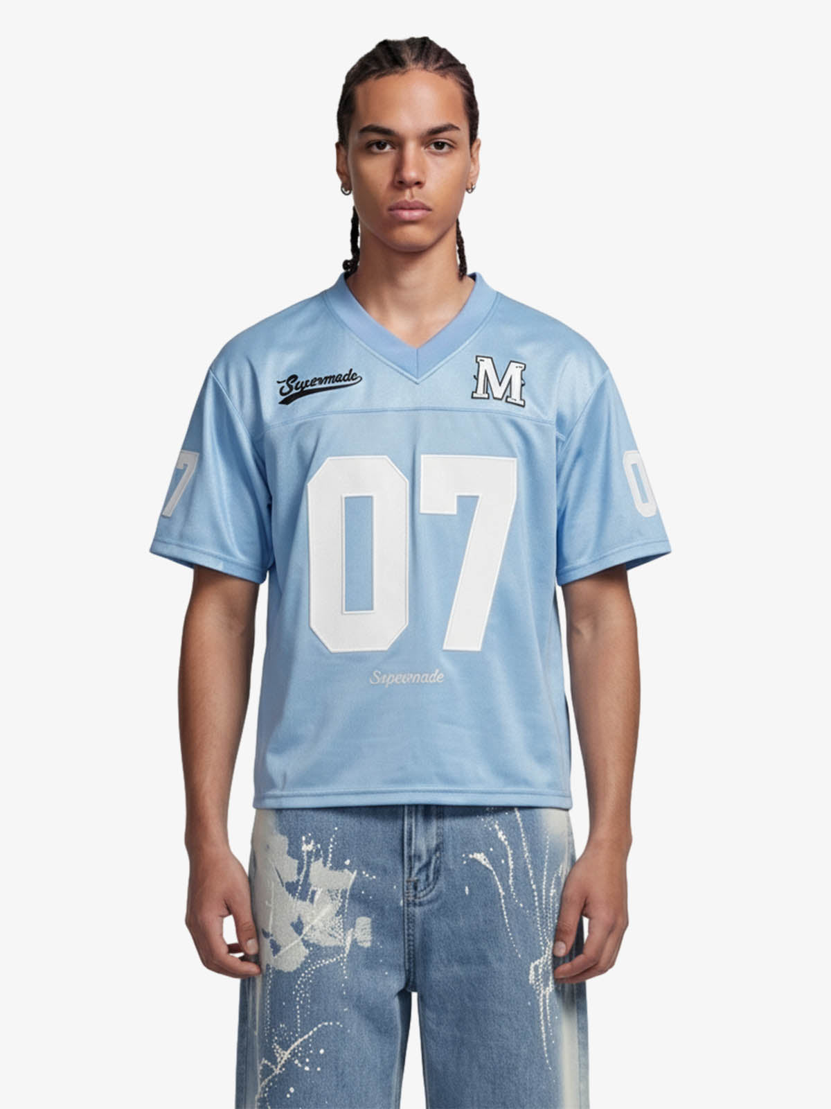 Jersey Loose Satin 07 Stitching Sports T-Shirt 