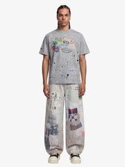 Retro Ink Splash T-Shirt 