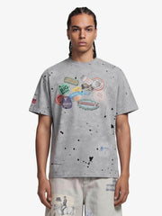 Retro Ink Splash T-Shirt 