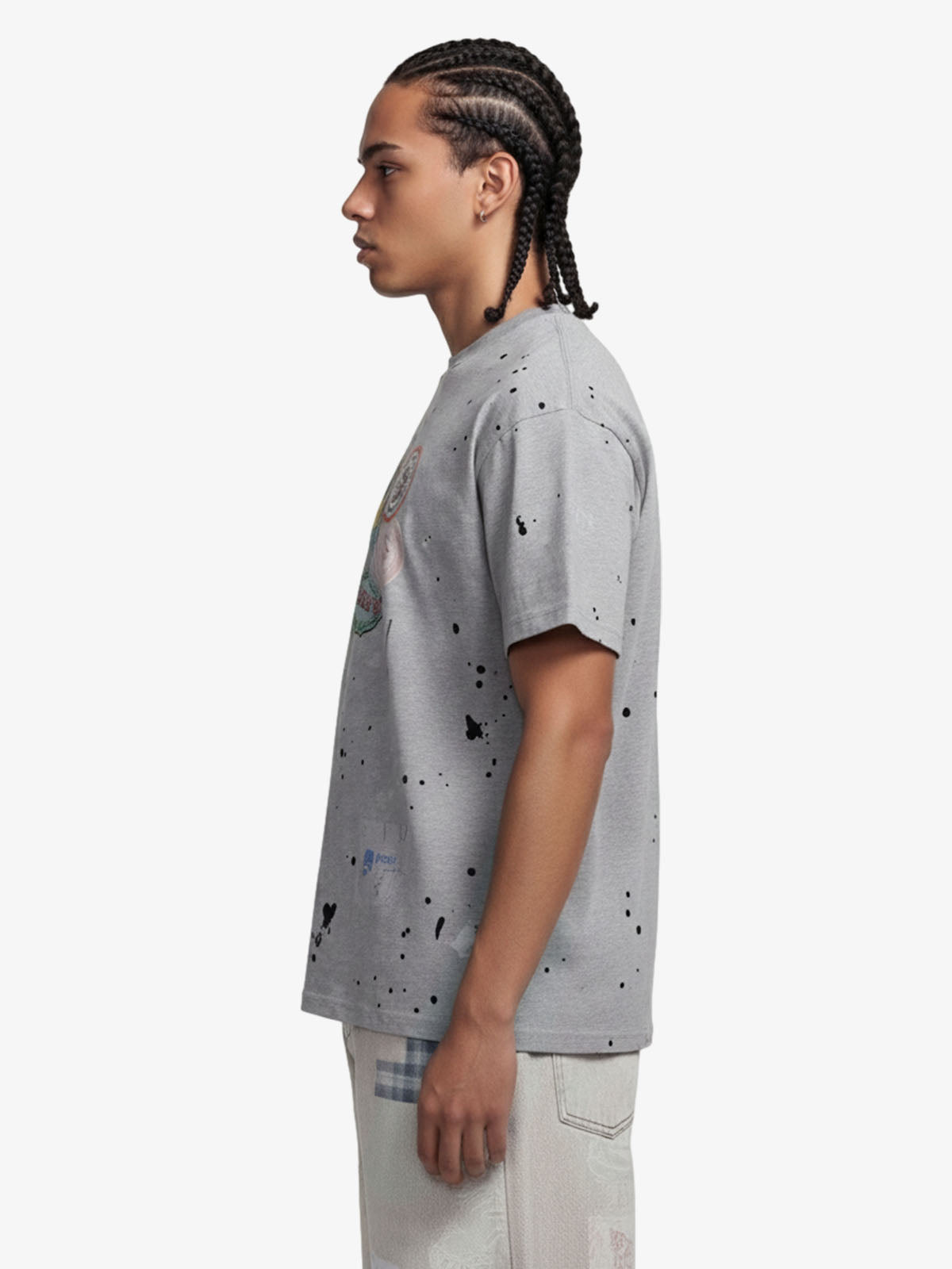 Retro Ink Splash T-Shirt 